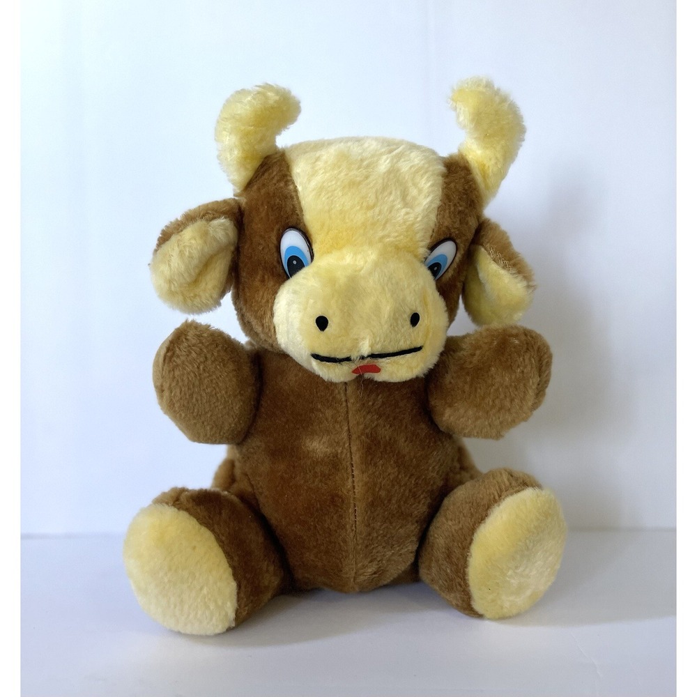Vintage Cow Stuffed Animal‎ Plush Htf Rare